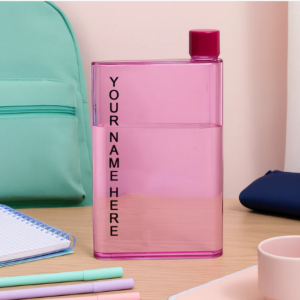 A5 Notebook Water Bottle – Slim & Leakproof | CustomSpot