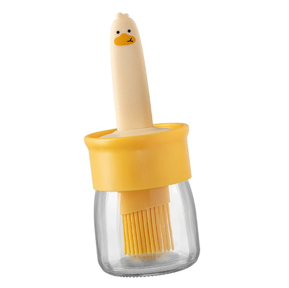 Oil Dispenser Bottle – 2-in-1 with Silicone Brush | Own Hydrate