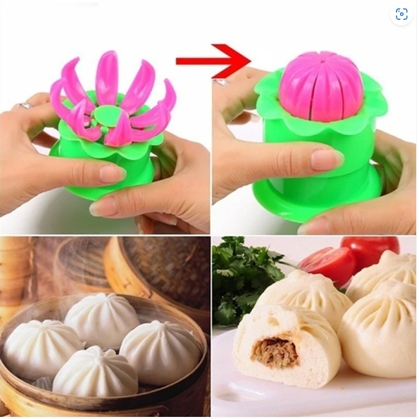 Momos Maker – Plastic Mold & Filling Spoon for Dumplings | ChefAura