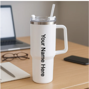 Stainless Steel Travel Mug – 890ML Vacuum Insulated Tumbler
