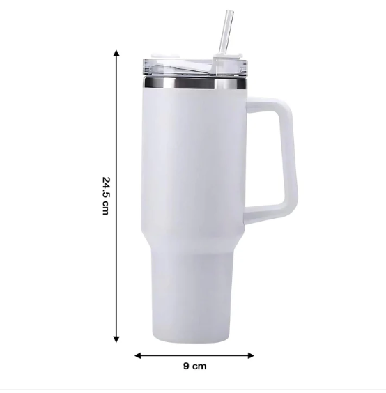 Stainless Steel Travel Mug – 890ML Vacuum Insulated Tumbler - Image 4
