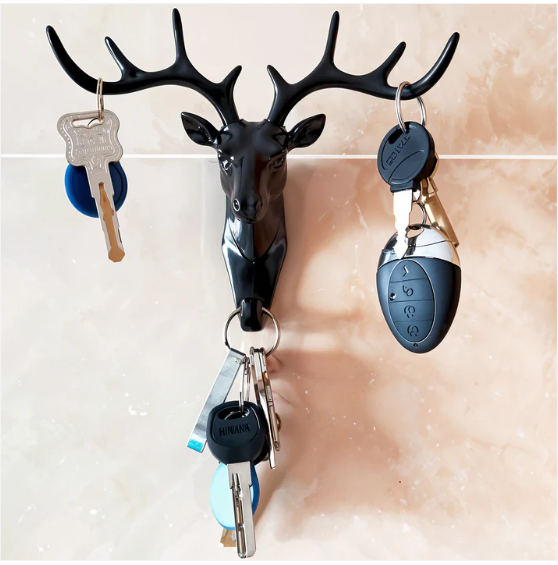 Deer Head Wall Hook – Self-Adhesive & Decorative | Styleva - Image 3
