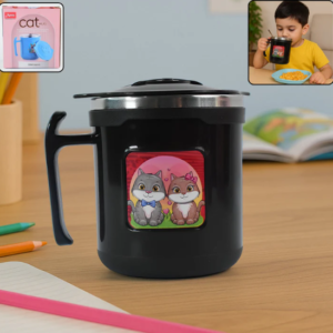 Apex Cat Mug – 250 ml Stainless Steel Insulated Kids' Mug