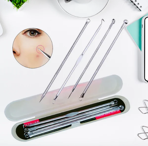 Blackhead Remover Tool – 4-in-1 Stainless Steel Extractor | ToolMate Pro - Image 2