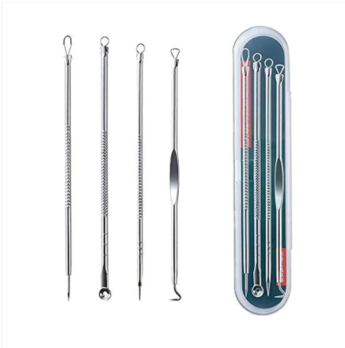 Blackhead Remover Tool – 4-in-1 Stainless Steel Extractor | ToolMate Pro