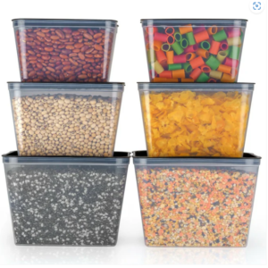 Transparent Food Storage Box – Pack of 6 Airtight Containers | HK