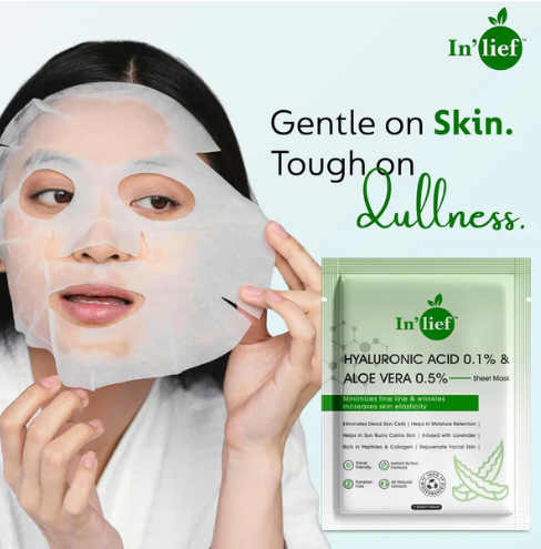 Hyaluronic Acid Facial Mask – Deep Hydration & Skin Rejuvenation