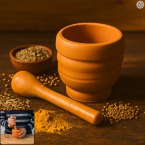 Plastic Mortar & Pestle Set – Unbreakable & BPA-Free
