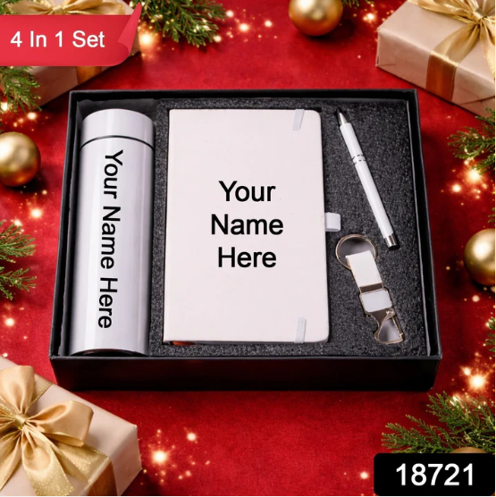 Corporate Gift Set – Premium 4-in-1 with Bottle, Notebook & Pen - Image 3