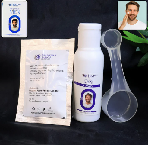 Men's Skin Brightening Bleach Cream Kit – Quick Natural Glow