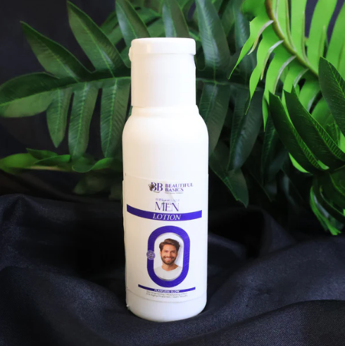 Men's Skin Bleach – Brightening Lotion & Activator Powder Set (200 gm) by Beautiful Basics