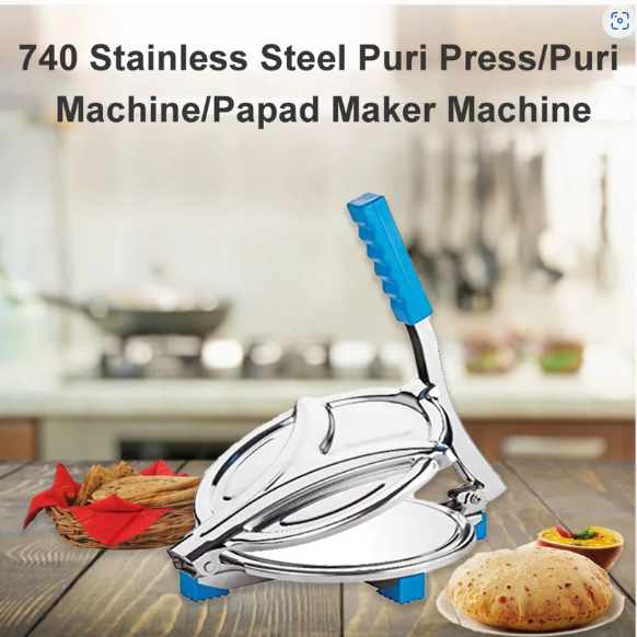 Puri Press – Stainless Steel Chapati & Papad Maker | Indo Glow