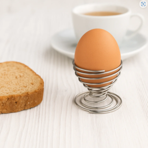 Stainless Steel Egg Cup Holder – Durable Spiral Spring Design