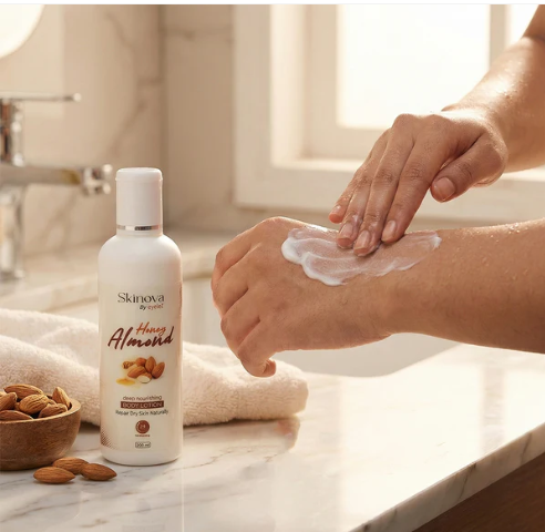 Honey Almond Body Lotion – Deep Nourishing Moisturizer 200ml - Image 2