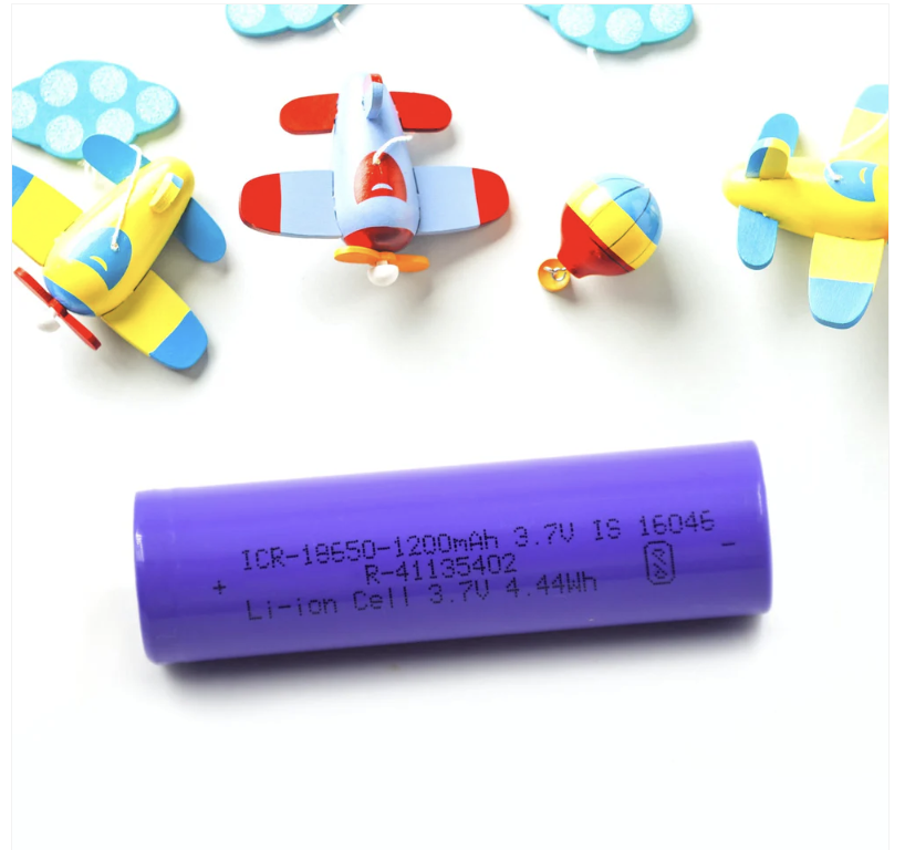 Lithium Rechargeable Battery – 3.7V 1200mAh Flat Top | Tetherix