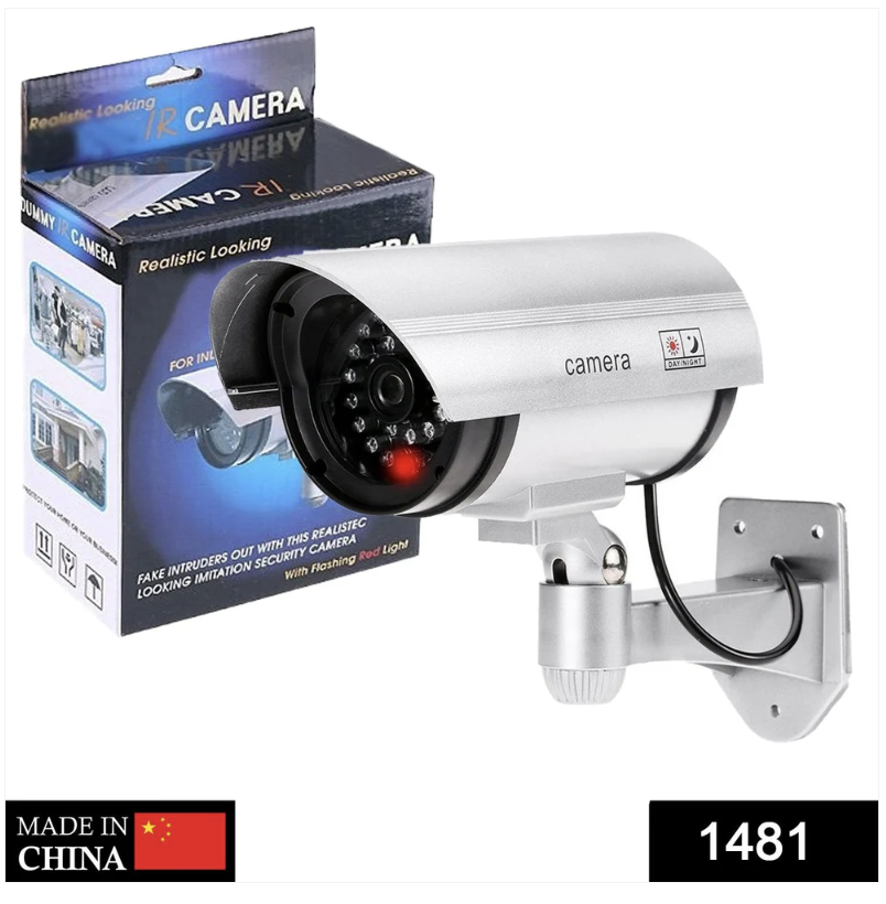 Dummy Security Camera – Outdoor Fake CCTV with LED | AutoSafeo