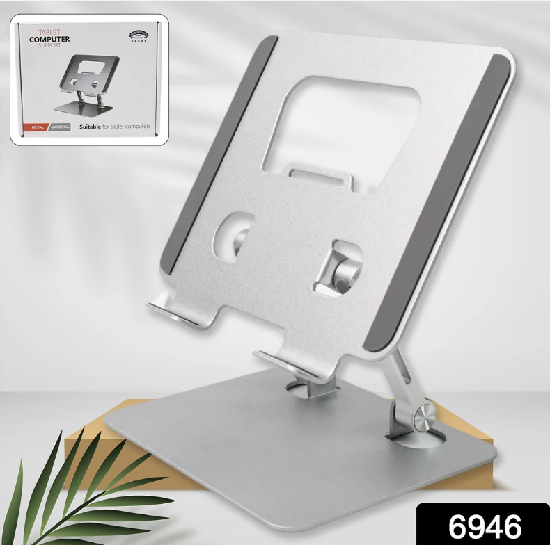 Tablet Stand – Adjustable Ergonomic Metal Alloy Holder | Wiregenix
