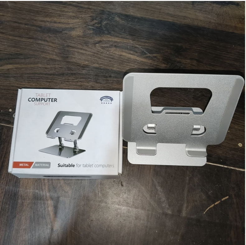 Tablet Stand – Adjustable Ergonomic Metal Alloy Holder | Wiregenix - Image 2