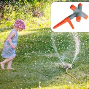 Garden Sprinkler – 360° Rotating Adjustable 4-Arm | Grow Garden Tools