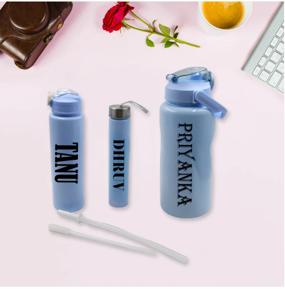 Customizable Water Bottle Set – BPA-Free & Leak-Proof | CustomSpot