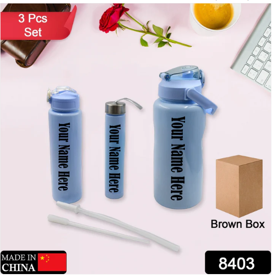 Customizable Water Bottle Set – BPA-Free & Leak-Proof | CustomSpot - Image 2