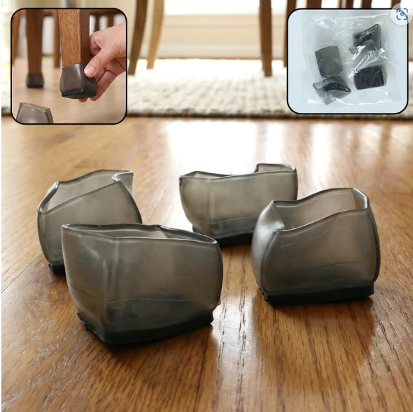 Silicone Furniture Leg Pads – Floor Protection & Noise Reduction