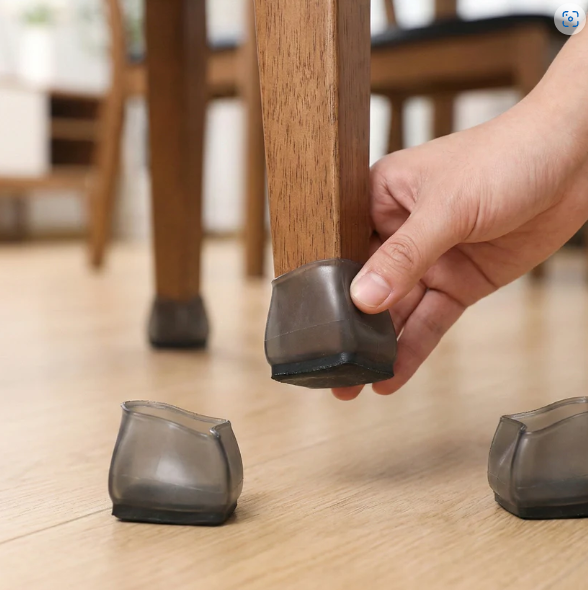 Silicone Furniture Leg Pads – Floor Protection & Noise Reduction