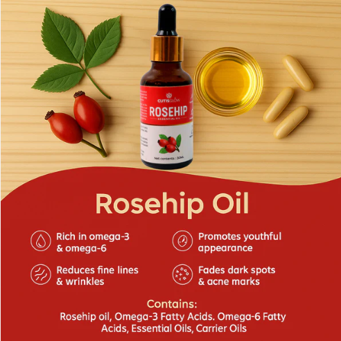 Rosehip Oil – Pure Natural Skin Care for Radiant Glow - Image 2