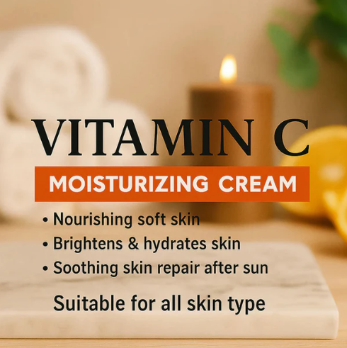 Vitamin C Moisturizing Cream – Brightening Hydrating Face Cream 100ml