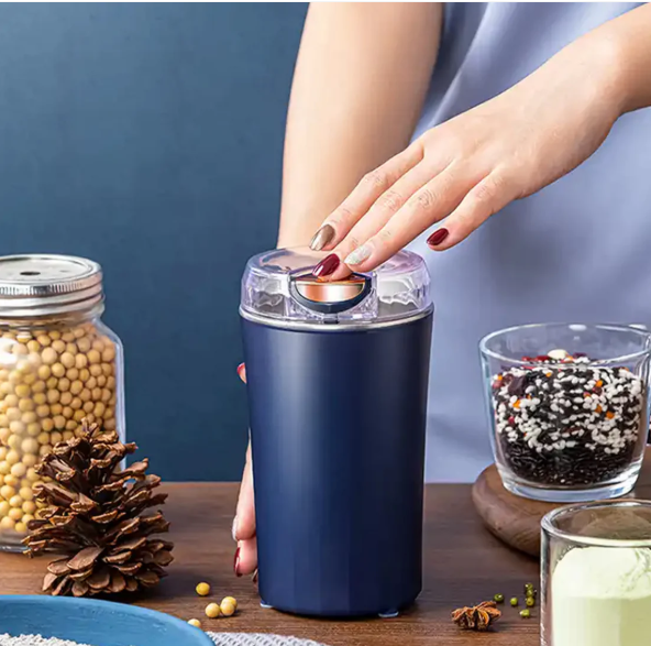Coffee Grinder Blender – Portable 4-Blade Mini Mixer | Dabster