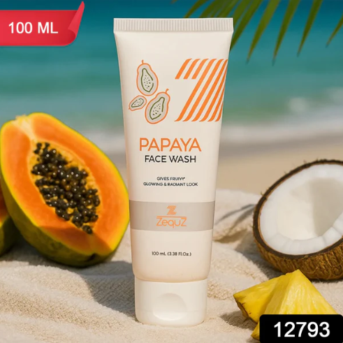 Papaya Face Wash – Gentle Deep Cleansing & Brightening