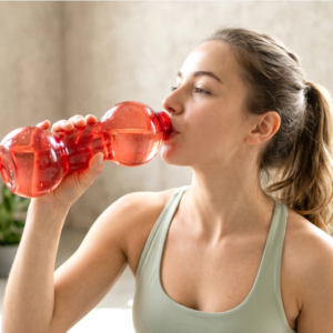 Dumbbell Shaped Water Bottle 550ML – Durable & Leak-Proof