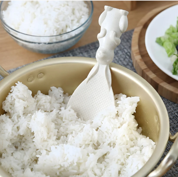 Bunny Handle Rice Serving Spoon – Non-Stick & Ergonomic Grip