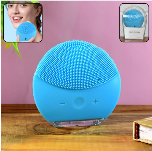 Silicone Sonic Facial Cleansing Brush – Gentle Deep Pore Cleanser