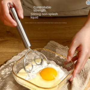 Dough Whisk – Premium Stainless Steel Hand Mixer for Baking | Quickslice