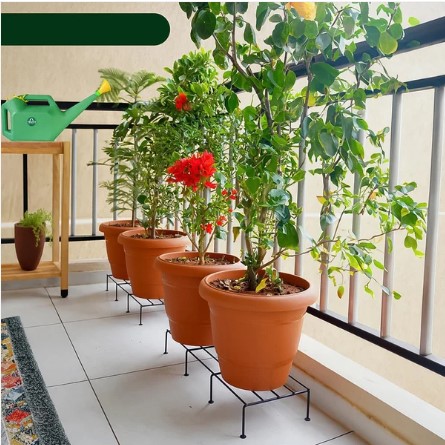 Metal Rectangle Flower Plant Stand – Durable 2 Pc Set | Giftoiza - Image 4