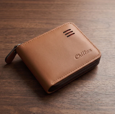 Zip-Around Card Holder Wallet – Compact High-Capacity Organizer - Image 2
