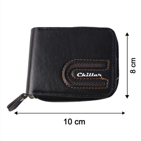 Zip-Around Card Holder Wallet – Compact High-Capacity Organizer