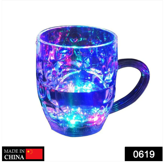 LED Glass Cup – Rainbow Colour Changing Mug | Indo Glow - Image 2