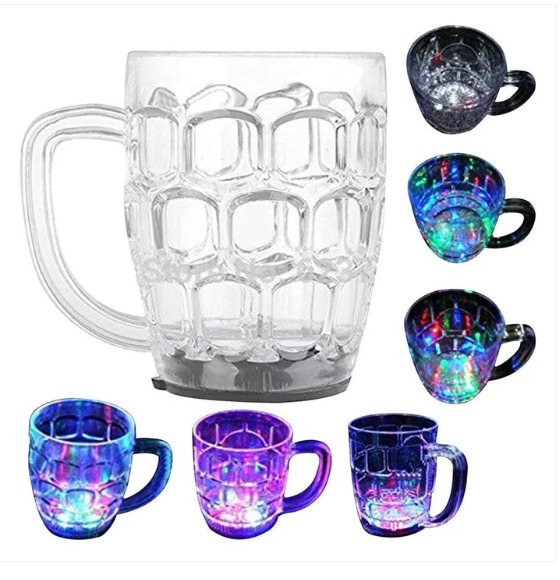 LED Glass Cup – Rainbow Colour Changing Mug | Indo Glow - Image 4