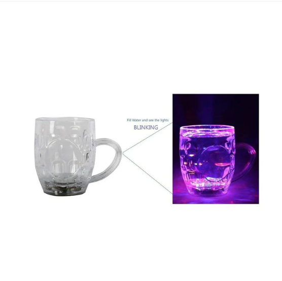 LED Glass Cup – Rainbow Colour Changing Mug | Indo Glow - Image 5
