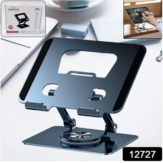Adjustable Laptop Stand – 360° Rotating Ergonomic | Wiregenix - Image 2