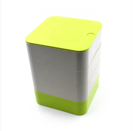 4 Layer Rotating Jewelry Box – Compact Organizer with 360° Rotation - Image 4