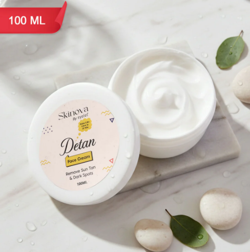 Detan Face Cream – Reduces Sun Tan & Dark Spots 100ML