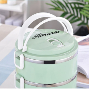 Customized Lunch Box – 3 Layer Insulated Stainless Steel | CustomSpot