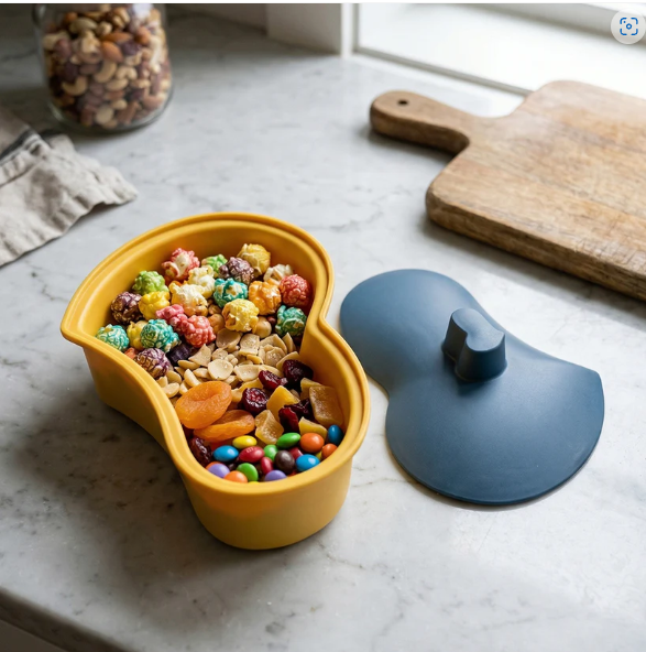 Multipurpose Snack Serving Tray with Lid – Elegant & Convenient
