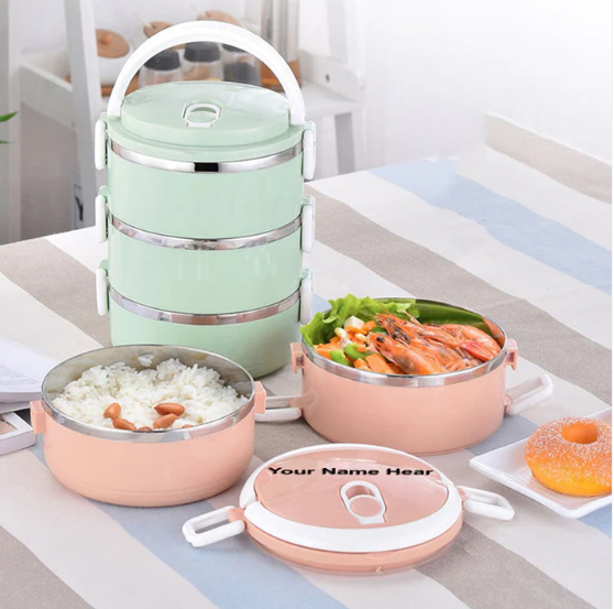Customized Lunch Box – 3 Layer Insulated Stainless Steel | CustomSpot - Image 5