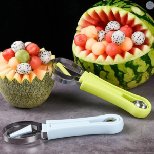 Fruit Baller & Scooper Set – 4-in-1 Stainless Steel | ChefAura