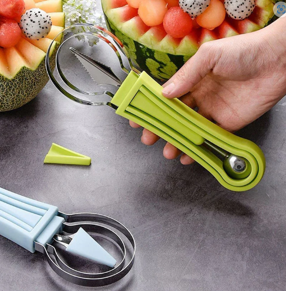 Fruit Baller & Scooper Set – 4-in-1 Stainless Steel | ChefAura