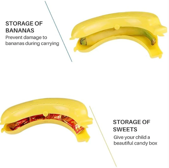 Banana Case – Durable, Ventilated & Portable | Lunchie Bunchie